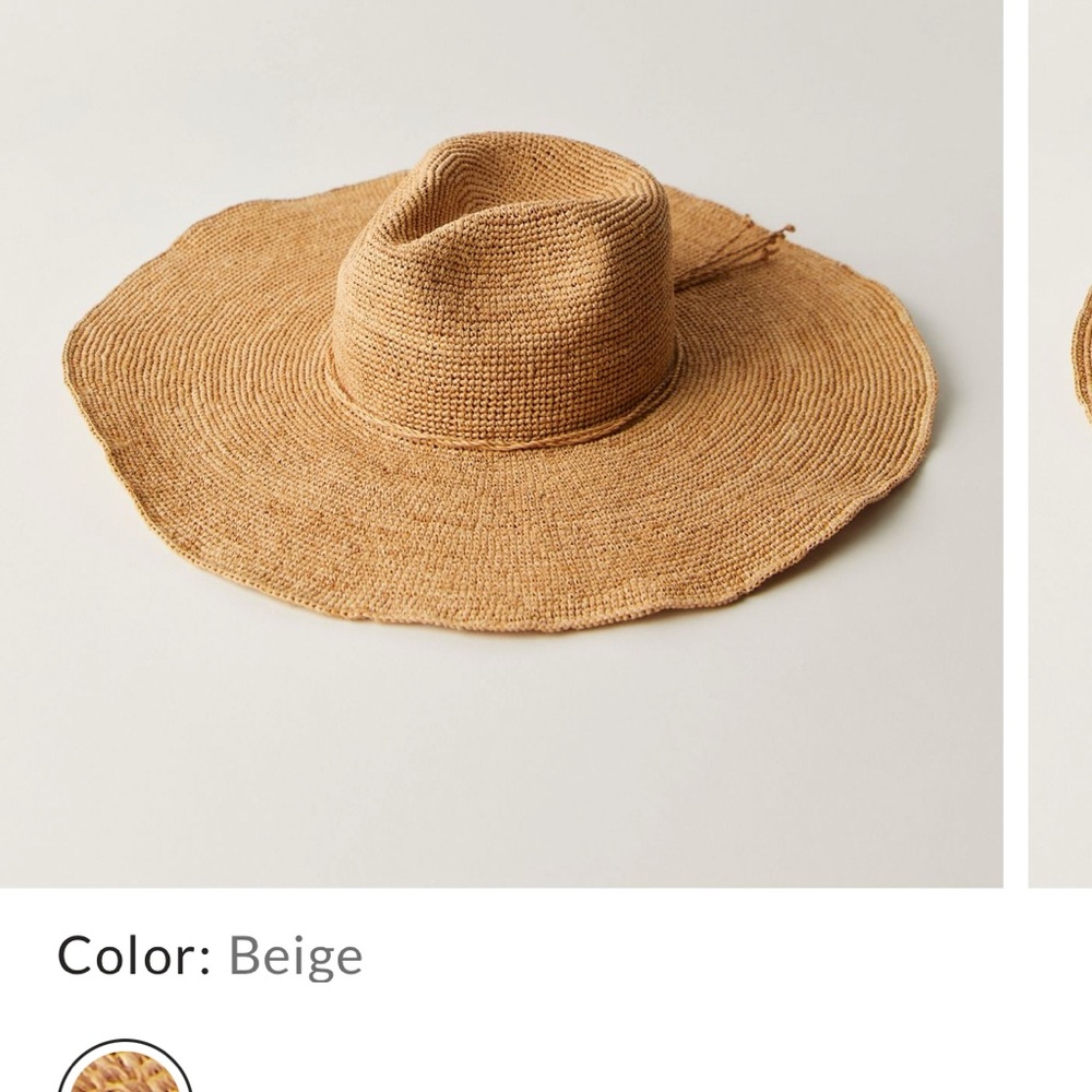 Free People Straw Hat NWOT
